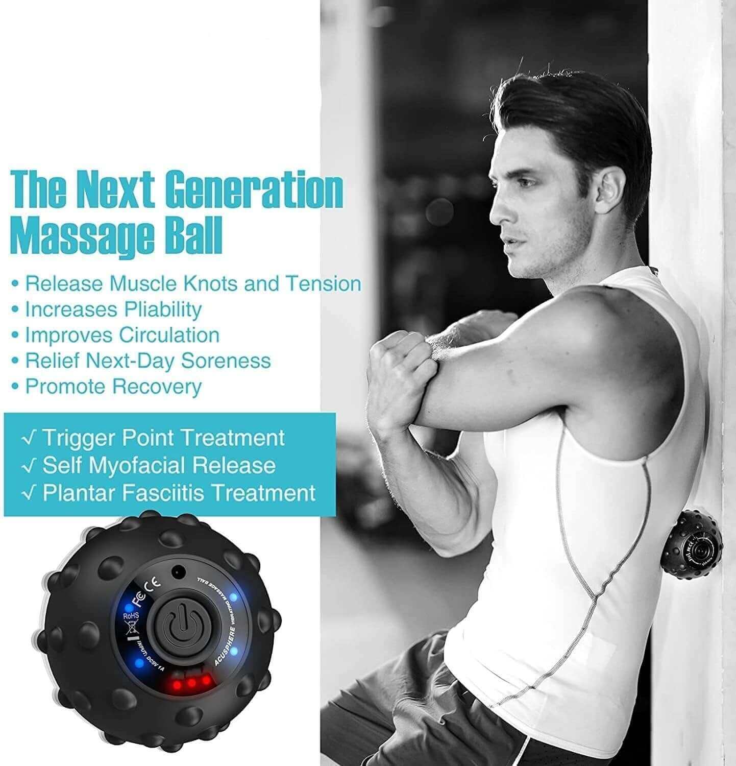 Yoga Fitness Electric Massage Rolle