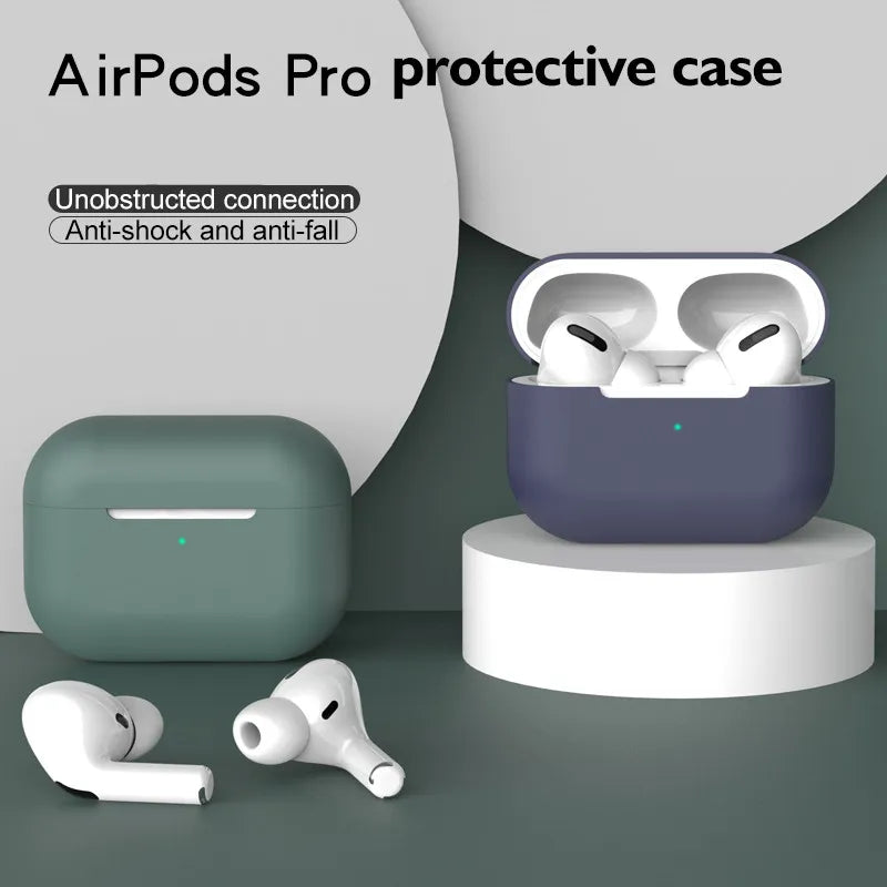 Silicone Cover Case For Apple Air Pods Pro