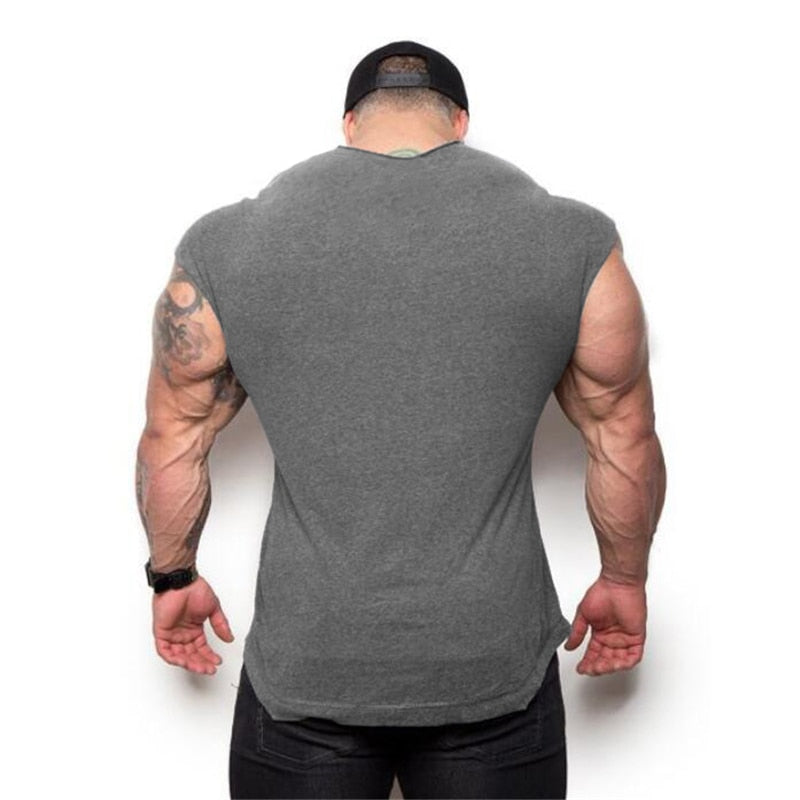 NEW Mens Gym Singlets Sweatshirts sleeveless