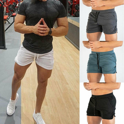 Men Gym Training Shorts Workout Sports Casual Clothing Fitness Running Shorts Male Short Pants Swim Trunks Beachwear Men Shorts