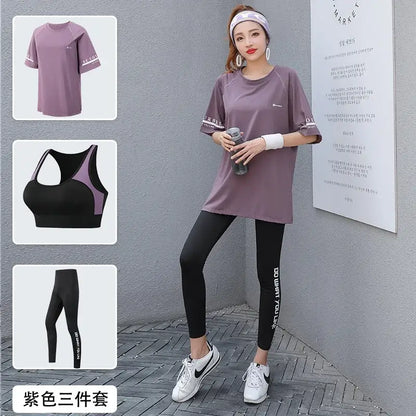 Women 3 Pieces Set Breathable