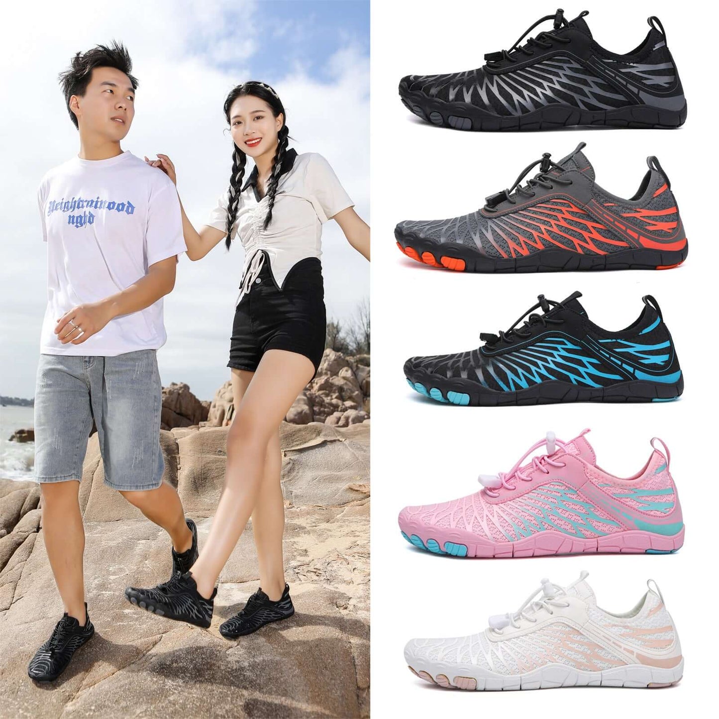 Outdoor New five-finger river tracing shoes