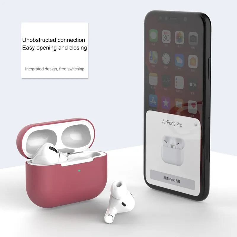 Silicone Cover Case For Apple Air Pods Pro