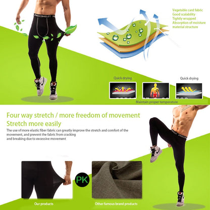 Men's Compression Pants Gym Leggings