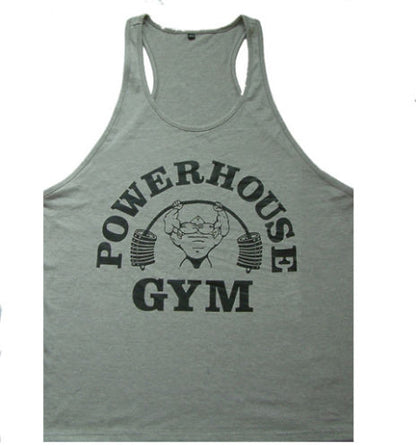 Muscle Stringer Tank Top: Powerhouse Gym