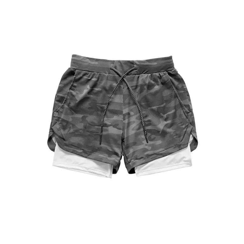 Camo Running Shorts Men