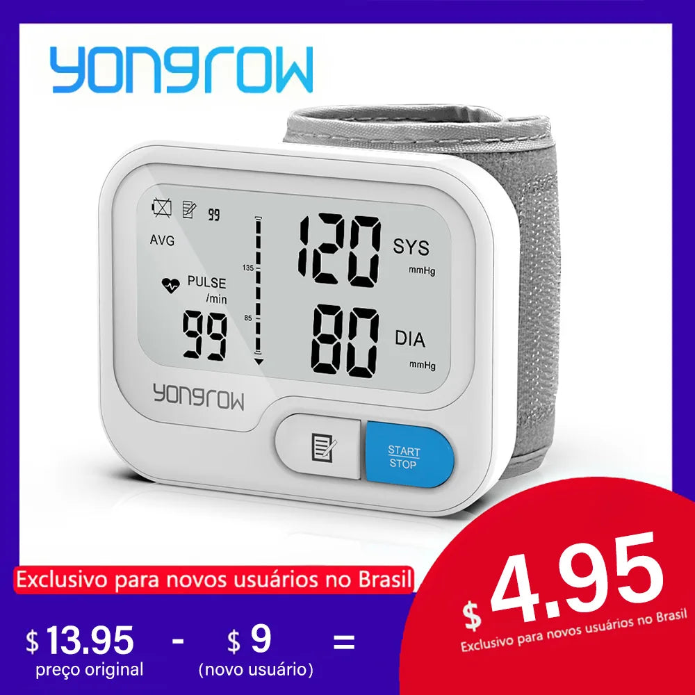 Yongrow Automatic Digital Wrist Blood Pressure