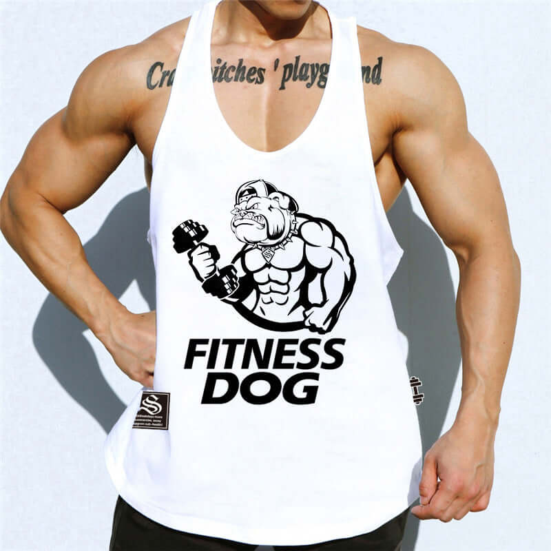 Muscle fitness sleeveless