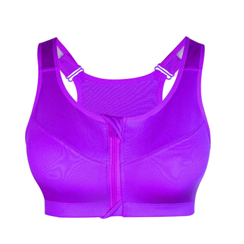 High-Strength Fitness Waist Cincher with Zipper Bra